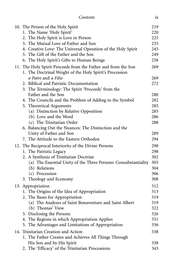 The Trinitarian Theology of St Thomas Aquinas | e-Book VIP