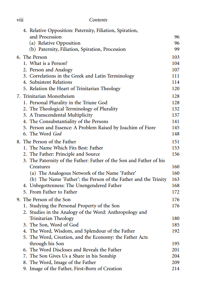 The Trinitarian Theology of St Thomas Aquinas | e-Book VIP