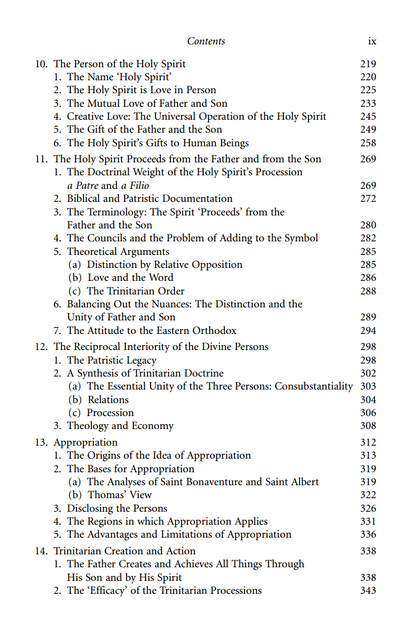 The Trinitarian Theology of St Thomas Aquinas | e-Book VIP
