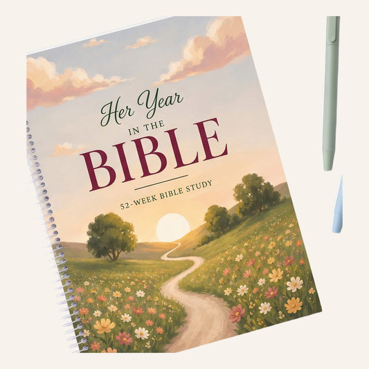 Her Year in the Bible: 52-Week Bible Study, front cover